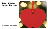 Holiday Hanging Wish Card, New Year, Christmas Tree, Decoration