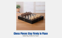 Portable Wooden Chess Board, Desktop Educational Strategy Game, Bulk