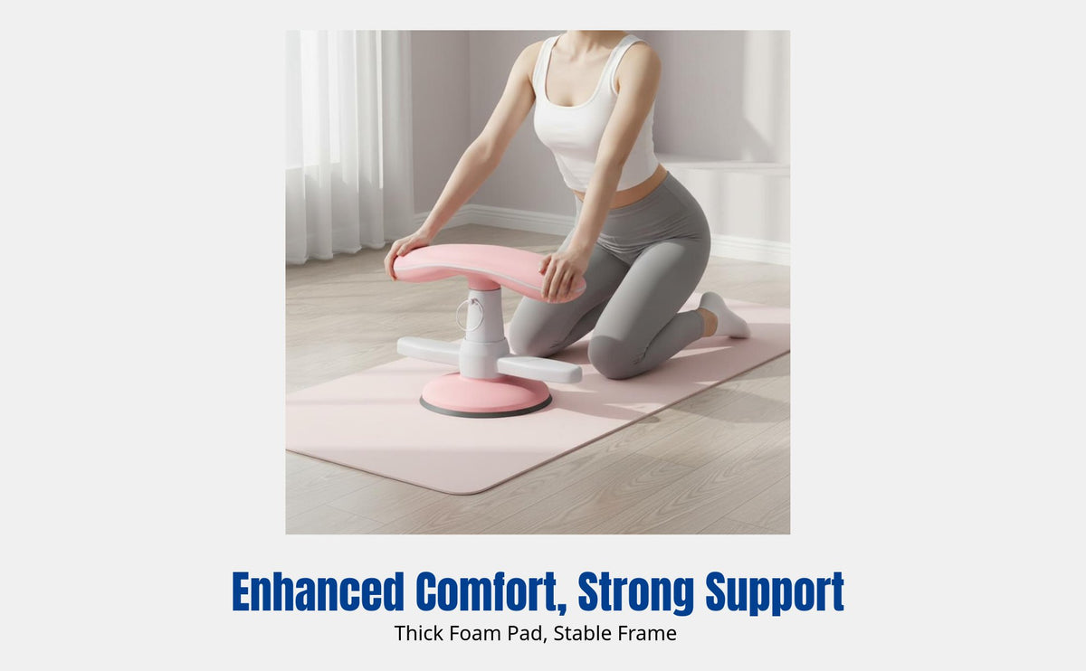 Quiet Sliding Disc Ab Wheel, Multi-Directional Rollers, Abdominal Strength, Home Fitness Equipment, Unisex