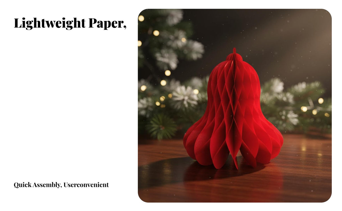 Christmas Paper Lantern Set, Hanging Decor, Party, Glass Display, Hotel, Shop