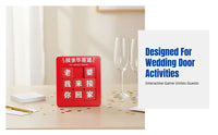 Wedding Door Game, Creative Hua Rong Dao, Marriage Prop, Fun Interactive Ceremony Toy