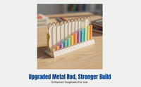 Abacus Counter, Kids Math Learning Rack, Colorful Beads, Educational Tool