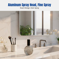 Glass Spray Bottle Transparent Refillable Perfume Atomizer Large Capacity Empty Cosmetic Bottle