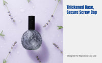Glass Spray Bottle Transparent Refillable Perfume Atomizer Large Capacity Empty Cosmetic Bottle
