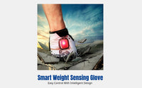 LED Motion Sensing Sports Gloves, Luminous Half Finger Cycling Fitness, Unisex