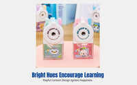 Cartoon Animal Manual Pencil Sharpener, Creative Kids Stationery, Cute Pet Design, Random Design