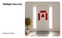 2026 Horse Year Couplets, Holiday Door Decoration, Festive New Year Atmosphere, Cartoon Design, Removable Set