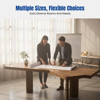 Hardwood Office Desk, Modern Writing Table, New Chinese Design Workstation, Multiple Sizes