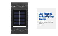 Solar Wall Washer Light, Outdoor Waterproof LED Wall Light, Vertical Wash Lighting for Garden Decor