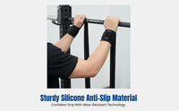 Dumbbell Grip Support Strap, Silicone Non-Slip, Wear-Resistant, Wrist Wrap for Gym