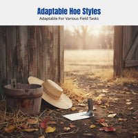 Hoe, Tempered Manganese Steel, Wide Classic Design, Ideal for Weeding, Digging, Land Preparation