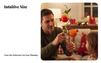 Faux Flower Arrangement, Artificial Red Fruit Persimmon, Home Decoration, New Year Table Centerpiece, Random Design