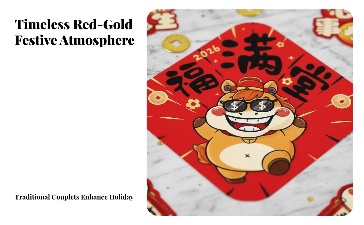 Seasonal Couplets, Horse Year, Door Decor, Fu Character, Chinese New Year Home