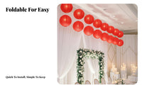 Colorful Paper Foldable Round Hanging Set, Birthday, Wedding, Party Decor, DIY Craft