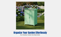 Outdoor Tool Shed, Waterproof, Weatherproof Organizer