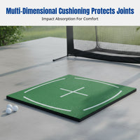 Sport Hitting Mat, Practice Mat, Textured Design, Anti-Slip Base, Teaching Edition, Driving Range Training