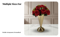 Wedding Venue Flower Vase, Metal Decorative Holder, Elegant Table Centerpiece, Home Hotel Living Room Decor