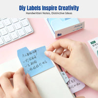 Gradient Color Note Pad, Multicolor Sticky Notes, Creative DIY Tab Notes for Office, School