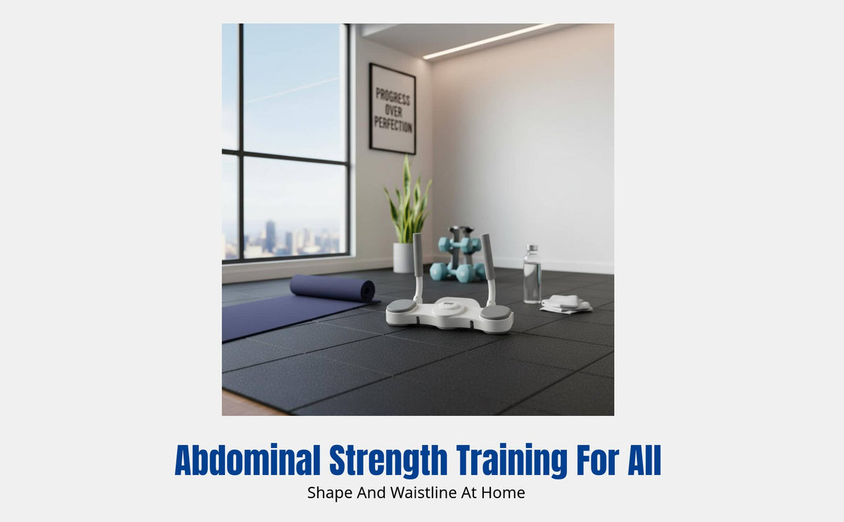 Upgraded Multifunctional Abdominal Board, 5-in-1 Home Fitness Equipment, Portable Trainer, Smart Data Display