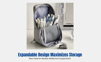 Standing Writing Instrument Case, Polyester, Large Capacity, Multifunctional Stationery Organizer, Mobile Phone Stand,