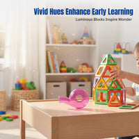 Building Blocks, Colorful Pane Tiles, DIY Educational Toy, Creative Construction for Kids