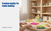 Building Blocks, Colorful Pane Tiles, DIY Educational Toy, Creative Construction for Kids