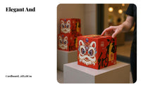 New Year Decoration Box, Chinese Style Gift Set, Display Decor