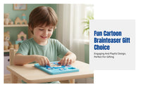 Hua Rong Dao Magnetic Puzzle Board, 16-Grid, ABS Educational Toy, Cartoon Theme, Portable for Kids