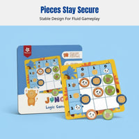 Children's Sudoku Board Game, 9-square Logic Puzzle, Creature Theme, Portable Educational Toy
