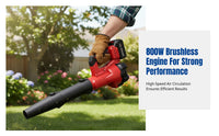 High-Power Handheld Leaf Blower, Cordless Brushless High-Speed Fan, Professional Grade, 5-Speed Adjustable, Lithium Battery
