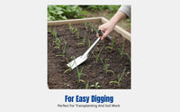 Stainless Steel Garden Trowel with Iron Handle, Perfect for Weeding, Flower Planting, and Vegetable Digging