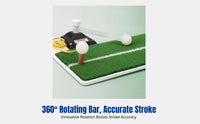 Triple-Function Indoor Sports Training Equipment, Rotating Flat Strike Mat, Multi-Purpose Practice Aid