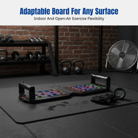 Multifunctional Push Up Board, Portable Home Gym Equipment, Chest, Shoulder, Back, Triceps Training Board for Men, PP+Coated