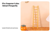 Step-by-Step Rising Ladder Figurine, Housewarming Decoration, Moving-In Ceremony Symbol, Prosperity, Random Design