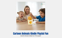 Fries Drawing Game Set, Desktop Toy, Party Interactive, Random Hop, Cartoon Creature Theme