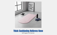 Ab Wheel Mat, Exercise Mat, Thick Knee Pad, Fitness Training, Abdominal Workouts, Non-Slip, Multi-Purpose Use