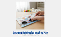 Tear-Resistant Hole Board Book for Babies, Early Education, Engaging Learning, Random Theme