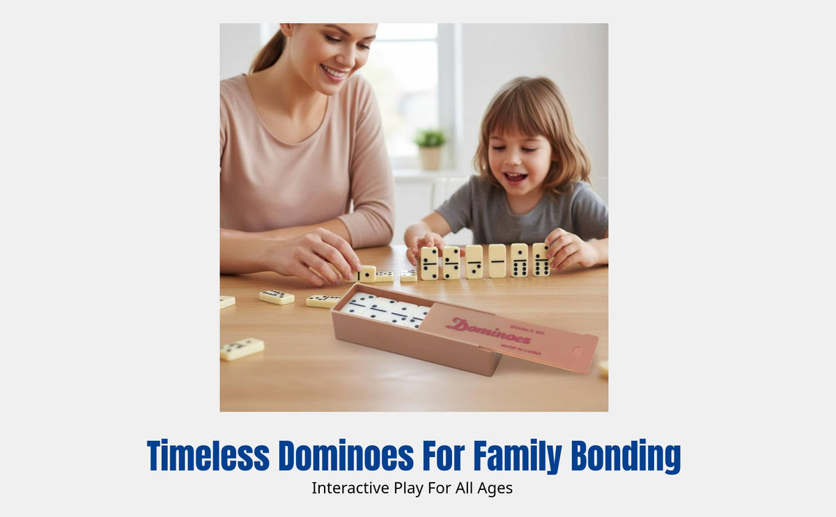 Dominoes Game, Double Six, Boxed, Board Game, Children
