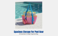 Swimming Bag, Multi-Pocket Mesh Tote, Wet/Dry Separation, Large Capacity, Fashionable