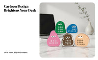 Motivational Desk Decor, Workplace Standee, Cartoon, Random