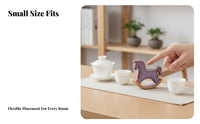 Ceramic Rocking Horse Tea Pet, Creative Desktop Decor, Cute Figurine, Housewarming Gift