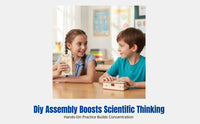 DIY Science Experiment Walkie Talkie, Kids Wooden Toy, Educational Kit, 200m Range