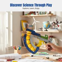 Science Toy, DIY Racket Sport Pong Wooden Assembly Kit, Hands-On Educational Toy for Kids, Creative Learning, For Boys and Girls