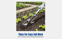 Five-tooth Hoe Weeding Digging Soil Loosening Multi-functional Garden Tool Ergonomic Handle Robust Teeth Suitable for Vegetable Gardens Flower Beds