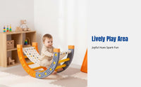 Children's Sensory Climbing Frame, Indoor Slide, Toddler Play Structure, Multifunctional Home Toy