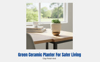 Mini Cute Flower Pot, Cartoon Ceramic Planter with Tray, Breathable Terracotta Pot for Desktop