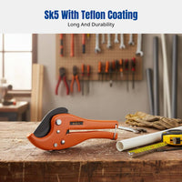 Pipe Cutter, PVC PPR, SK5 Aluminum Alloy Handle, Ergonomic, Fast Cutting, 42mm