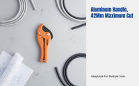 Pipe Cutter, PVC PPR, SK5 Aluminum Alloy Handle, Ergonomic, Fast Cutting, 42mm