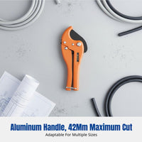 Pipe Cutter, PVC PPR, SK5 Aluminum Alloy Handle, Ergonomic, Fast Cutting, 42mm