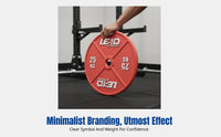 Powerlifting Barbell Plate, Cast Iron Weight, Adjustable Training Disc for Leg Press, Bench Press, Deadlift